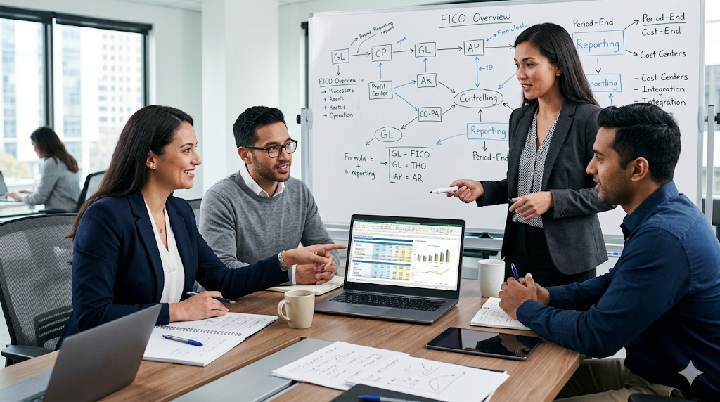 SAP FICO Course in Marathahalli, Bangalore — Complete Guide SAP FICO course discussion in office